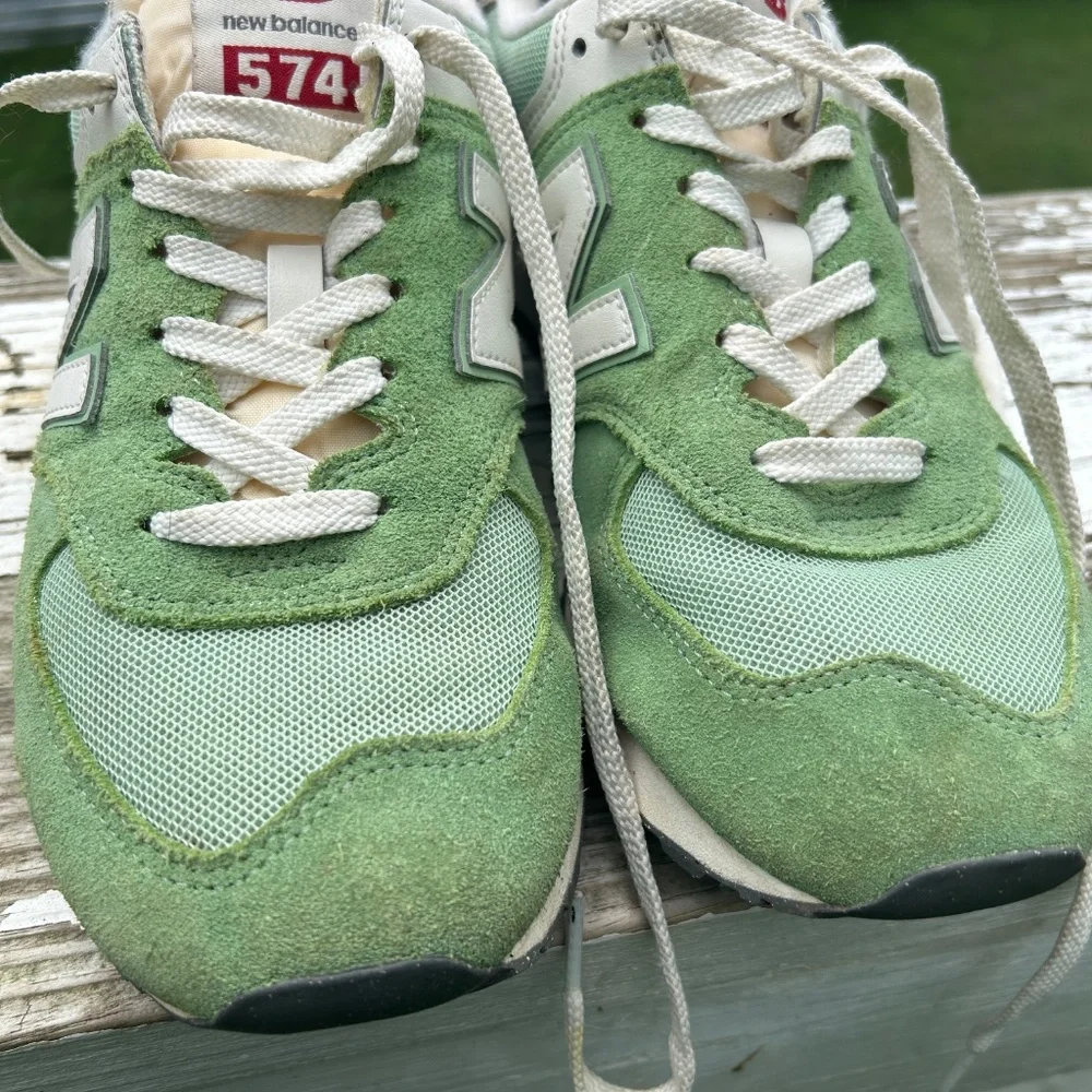 New balance size 7.5 men’s green - Picture 3 of 4